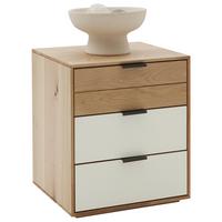 SZAFKA NOCNA MULTIPLEX - kolor dębowy/kaszmir, Natur, metal/drewno (50/58,4/44cm) - Valnatura