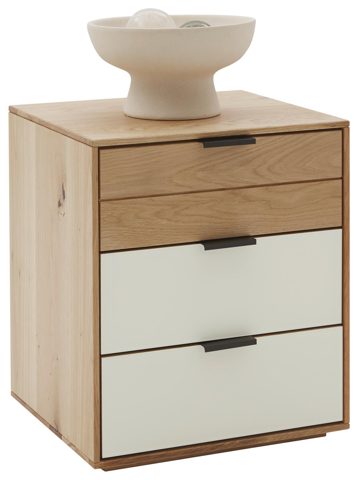 SZAFKA NOCNA MULTIPLEX - kolor dębowy/kaszmir, Natur, metal/drewno (50/58,4/44cm) - Valnatura