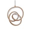 SUSPENSION LED JOSEM1 - noir/Cappuccino, MODERN, métal/matière synthétique (75/18/120cm) - Mömax
