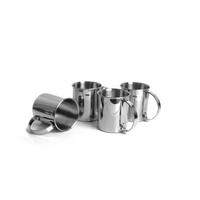 Set Lončkov Echtwerk, Srebrna, 4 Kos - srebrne barve, Basics, kovina (16.2/11.4/11.3cm) - Echtwerk