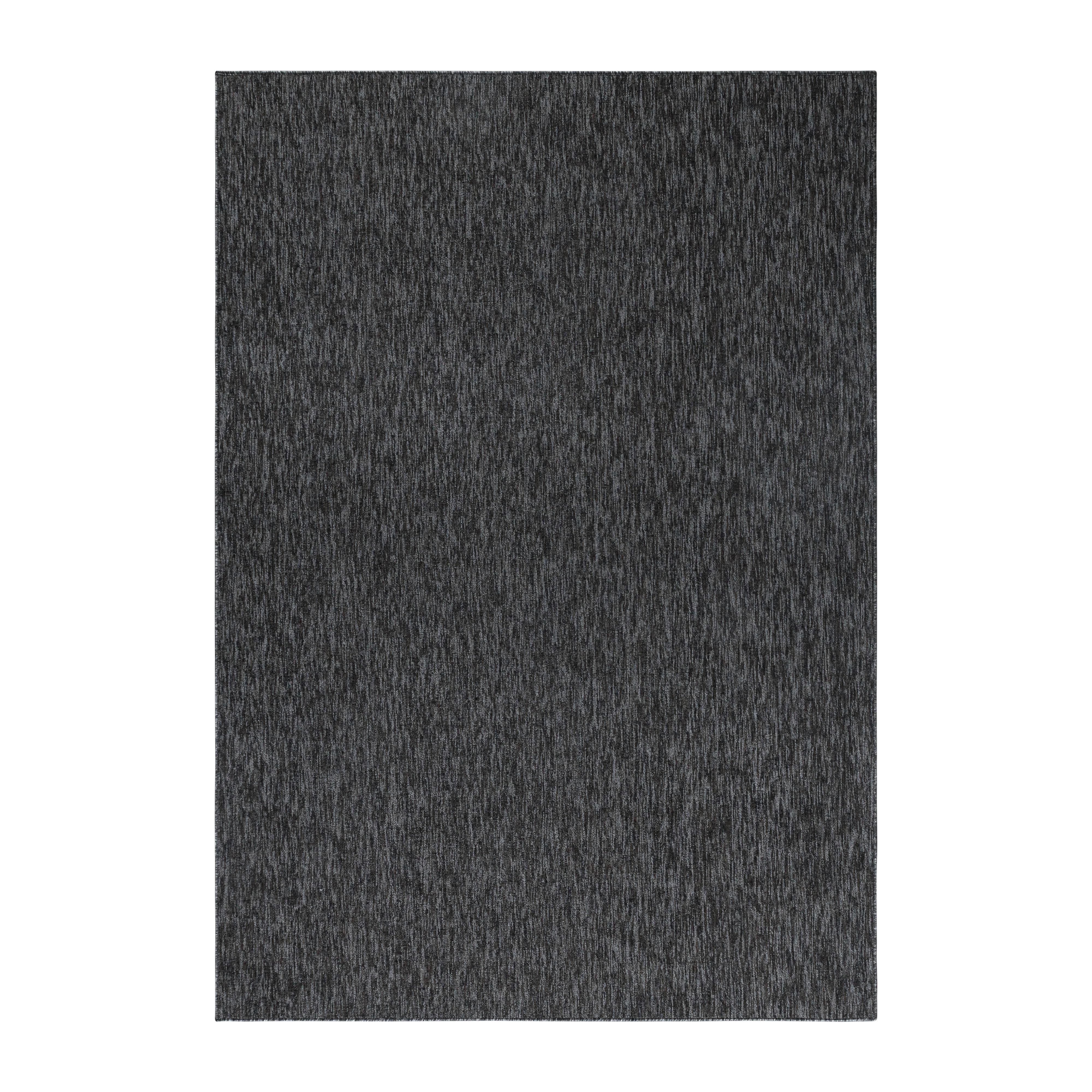 Flachwebeteppich Nizza Anthrazit ca. 200x290cm - Anthrazit, KONVENTIONELL, Textil (200/290cm)