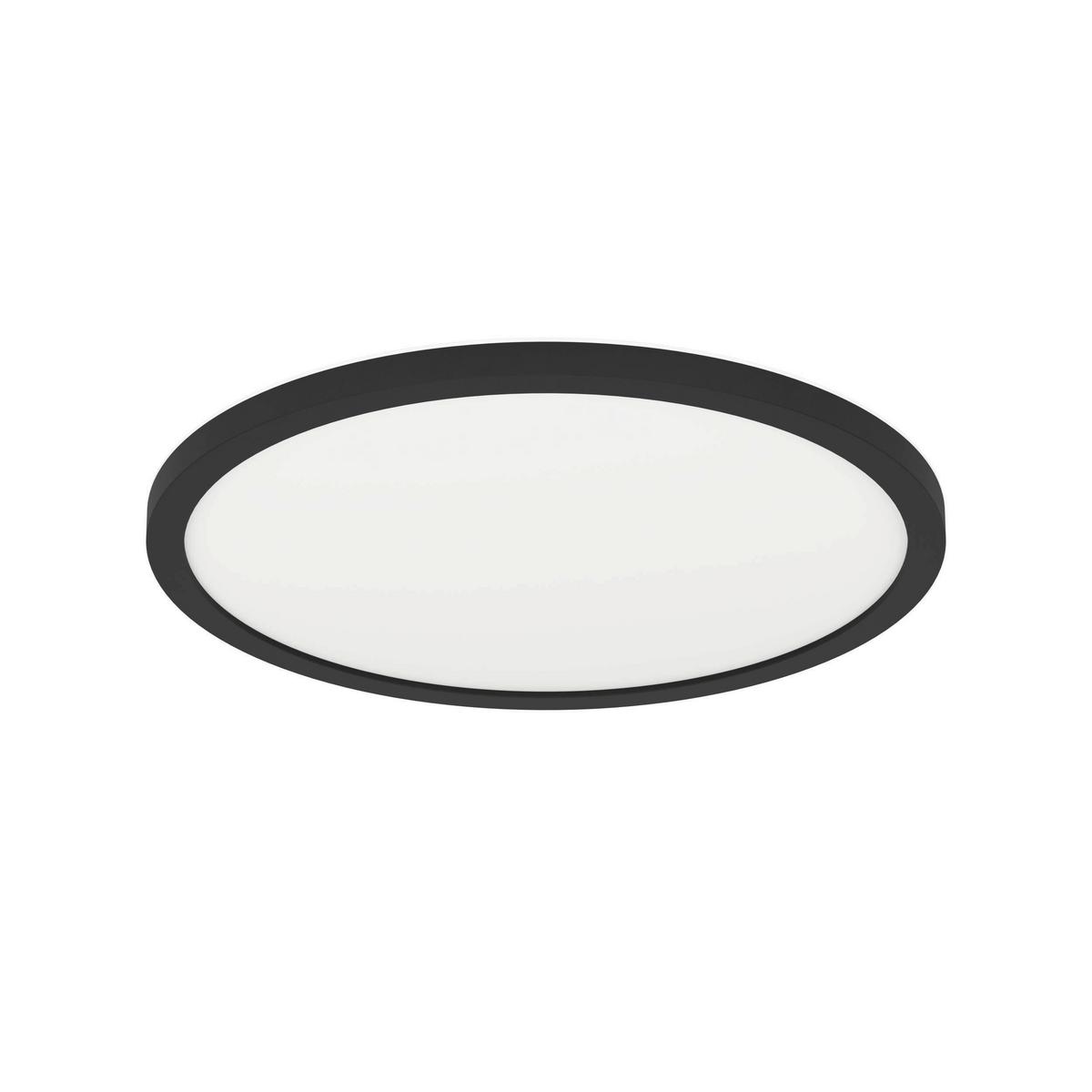 ŁAZIENKOWA LAMPA SUFITOWA 780904 CURITIBA - czarny/biały, Basics, tworzywo sztuczne (29,5/2,5cm) - Celina
