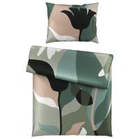 Bettwäscheset Tamara - Grün, Konventionell, Textil (160/210cm) - Modern Living