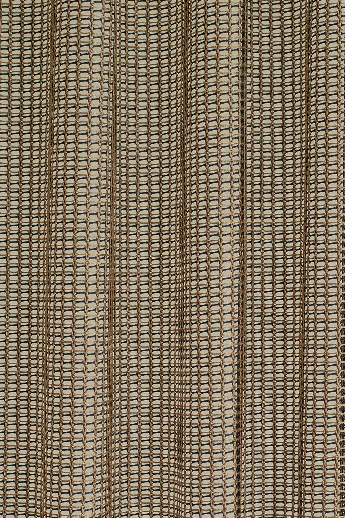 ZASŁONA GOTOWA LUMOS - petrol/kolor złoty, Design, tkanina (140/245cm) - Dieter Knoll