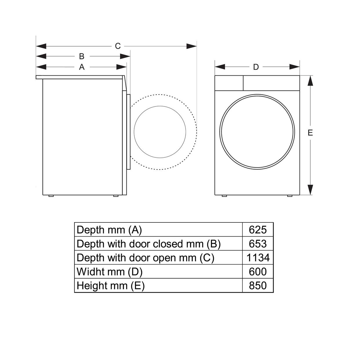 Wärmepumpentrockner DPNE82/GN - Weiß, MODERN (60/85/62,5cm) - Gorenje