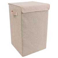 Wäschekorb Dreso M ca. 30x50x30 cm Creme - Creme, MODERN, Textil (30/50/30cm) - MID.YOU