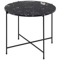 Stolić Avila - crna, Trend, kamen/metal (52/52/40cm) - Modern Living
