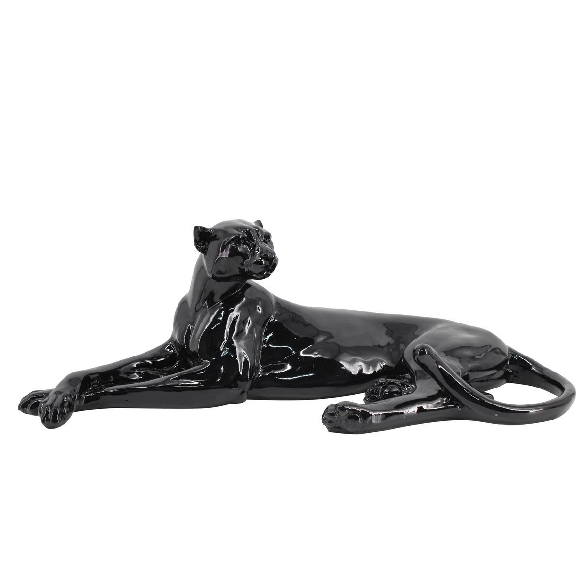 PANTERA OZDOBNA NY9578204 - czarny, Lifestyle, tworzywo sztuczne (48,5/19,5/16cm) - Ambia Home