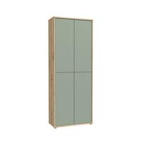 Ormar Za Cipele Alice - siva/hrast Artisan, Moderno, drvni materijal/plastika (74,5/191,9/34,9cm) - Modern Living