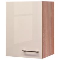 Kuhinjska Zgornja Omarica Nepal, Kašmir, Barva Hrasta - barve nerjavečega jekla/kašmir, Moderno, kovina/leseni material (40/54,8/32cm) - FlexWell