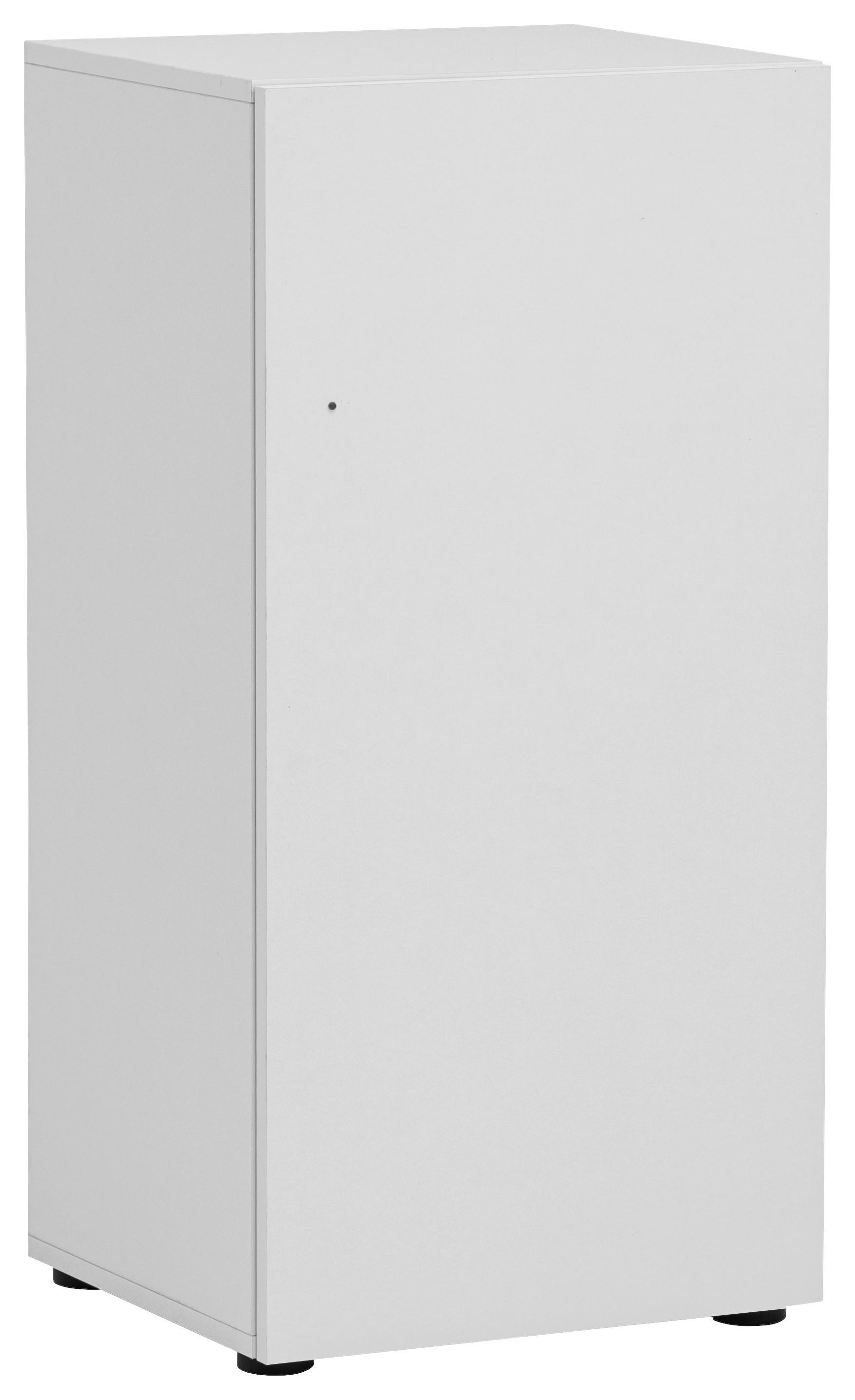 Garderobna Omarica Locked, Bela - bela, Design (45,4/92,6/40,65cm) - MID.YOU