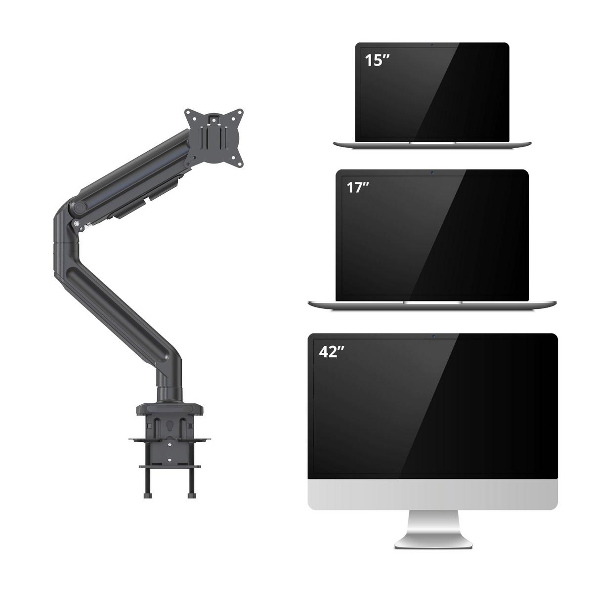 Držalo Za Monitor Vm-Mg1s - črna, Moderno, kovina (40/56,5/53,3cm) - MID.YOU