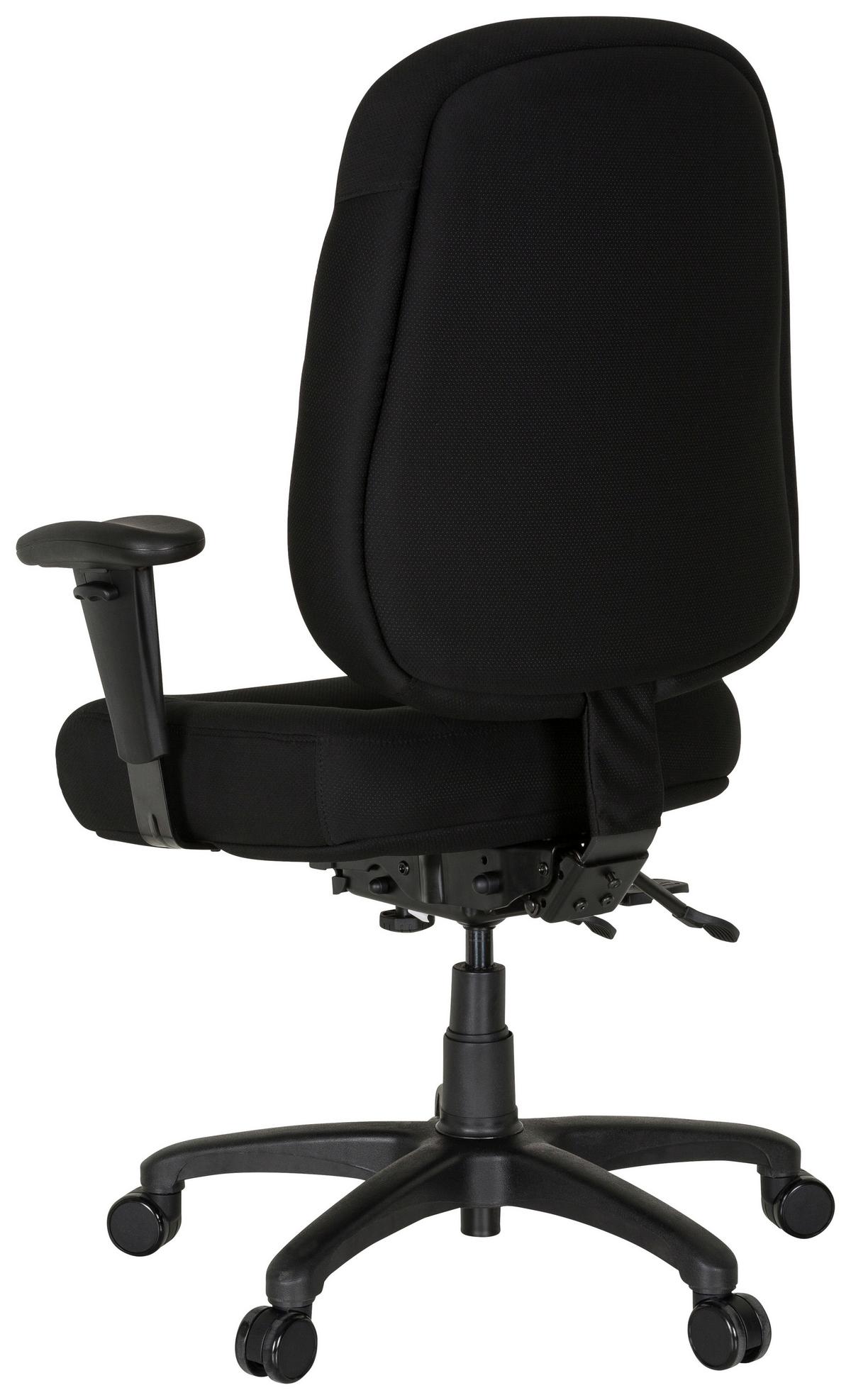 Pisarniški Stol Zenit Xxl, Črna - črna, Basics, umetna masa/tekstil (76/119/69cm) - MID.YOU