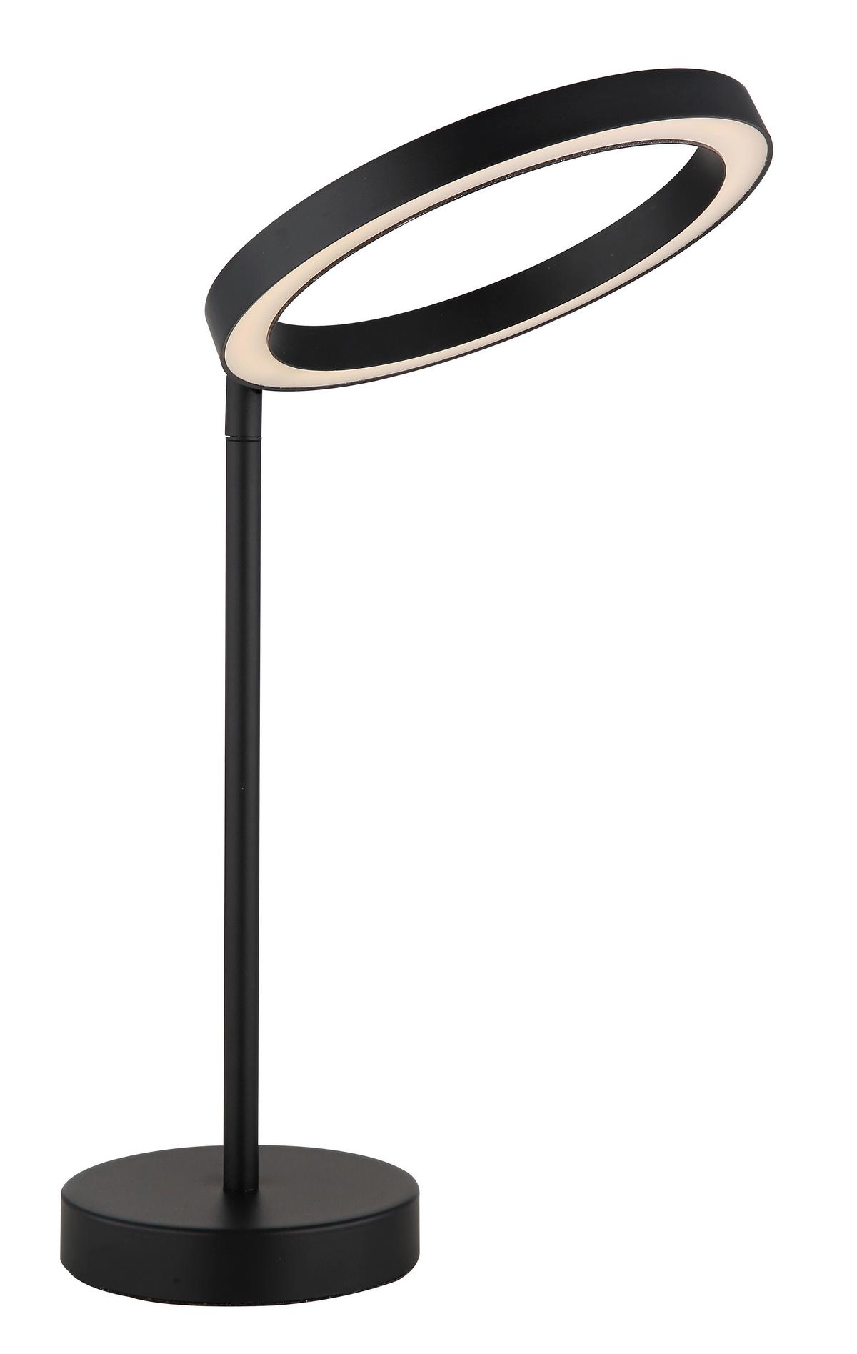 LED-TISCHLEUCHTE 67188T - Opal/Schwarz, Design, Kunststoff/Metall (27,6/20/32,8cm) - Globo