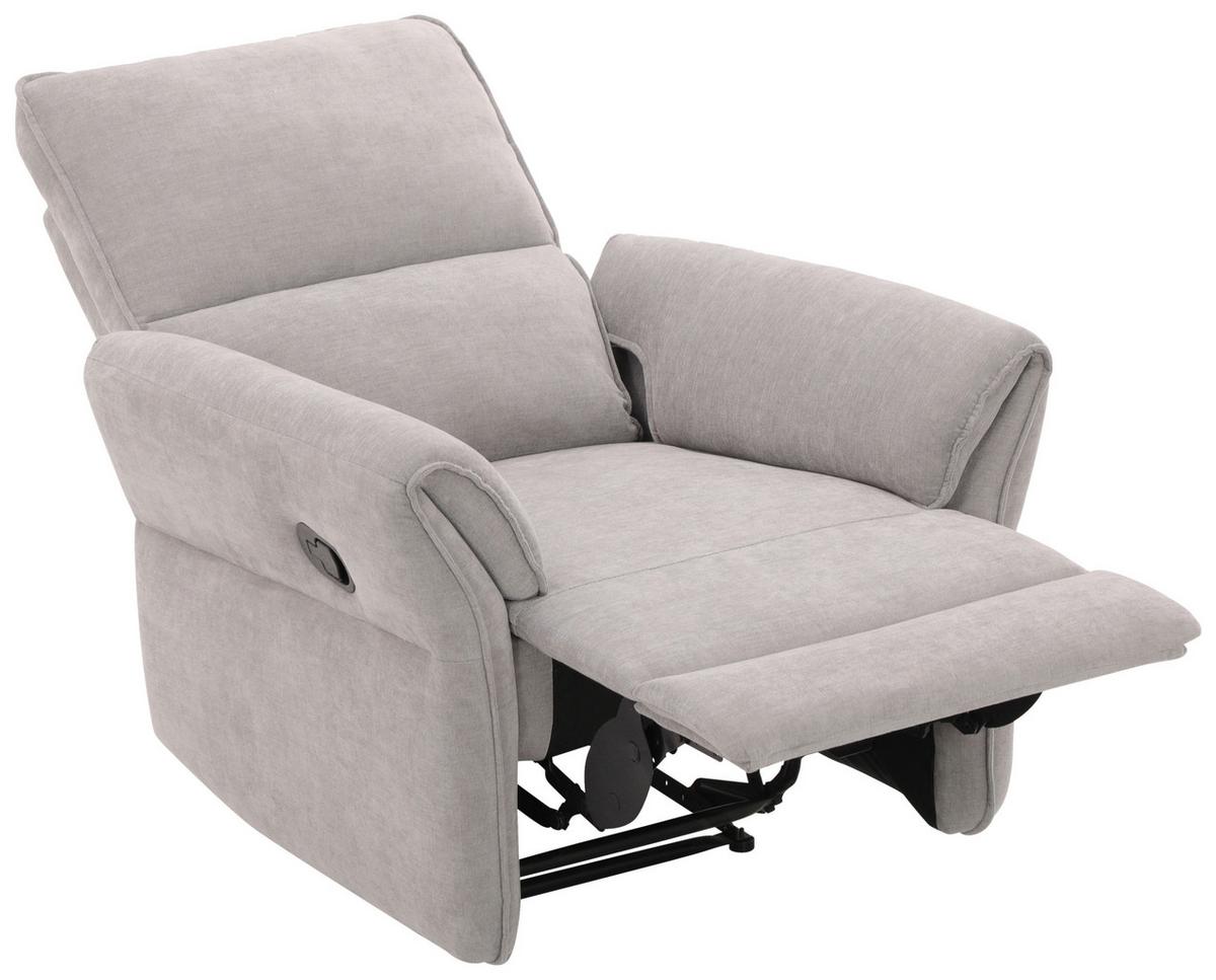 Počivalnik Redon, Siva - siva/črna, Basics, kovina/umetna masa (85/103/92cm) - Livetastic