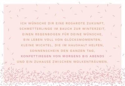 Glückwunschkarte Kupfergold Multicolor - Multicolor, Basics, Papier (24/17,5cm)