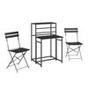 BALKONGMÖBLER SET PETER - antracit, Basics, metall (52/106/56cm) - Mömax