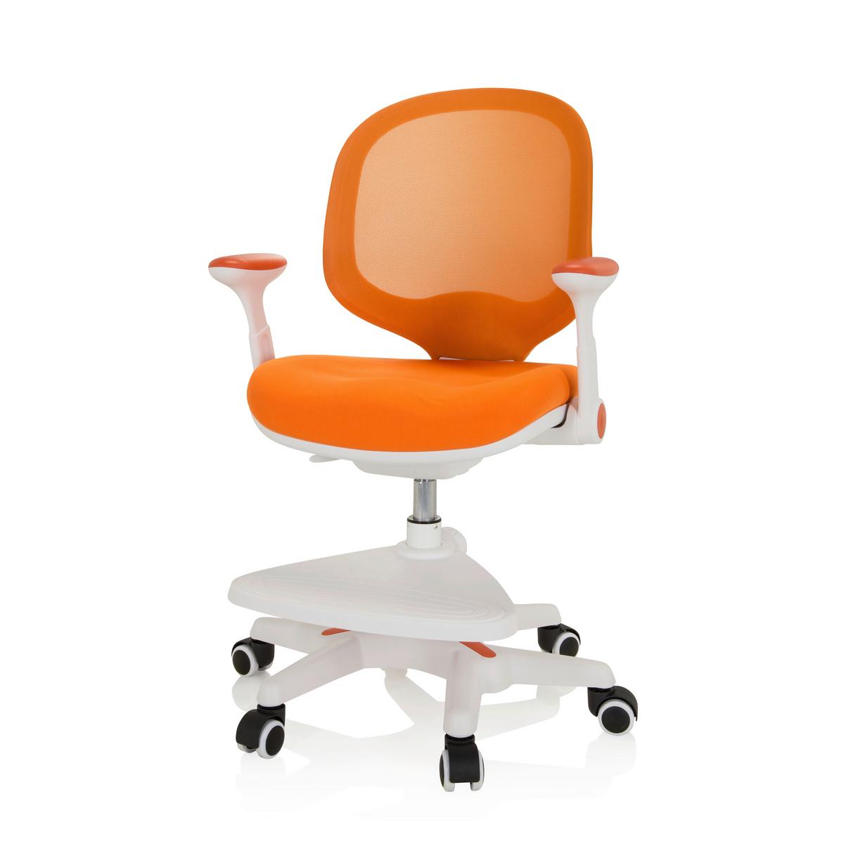 Otroški Vrtljivi Stol Kid Ergo, Oranžna - bela/oranžna, Moderno, umetna masa/tekstil (56/89 - 101/52cm) - MID.YOU