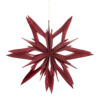Dekohänger Kassio I Dunkelrot - Dunkelrot, KONVENTIONELL, Textil (40cm) - Mömax