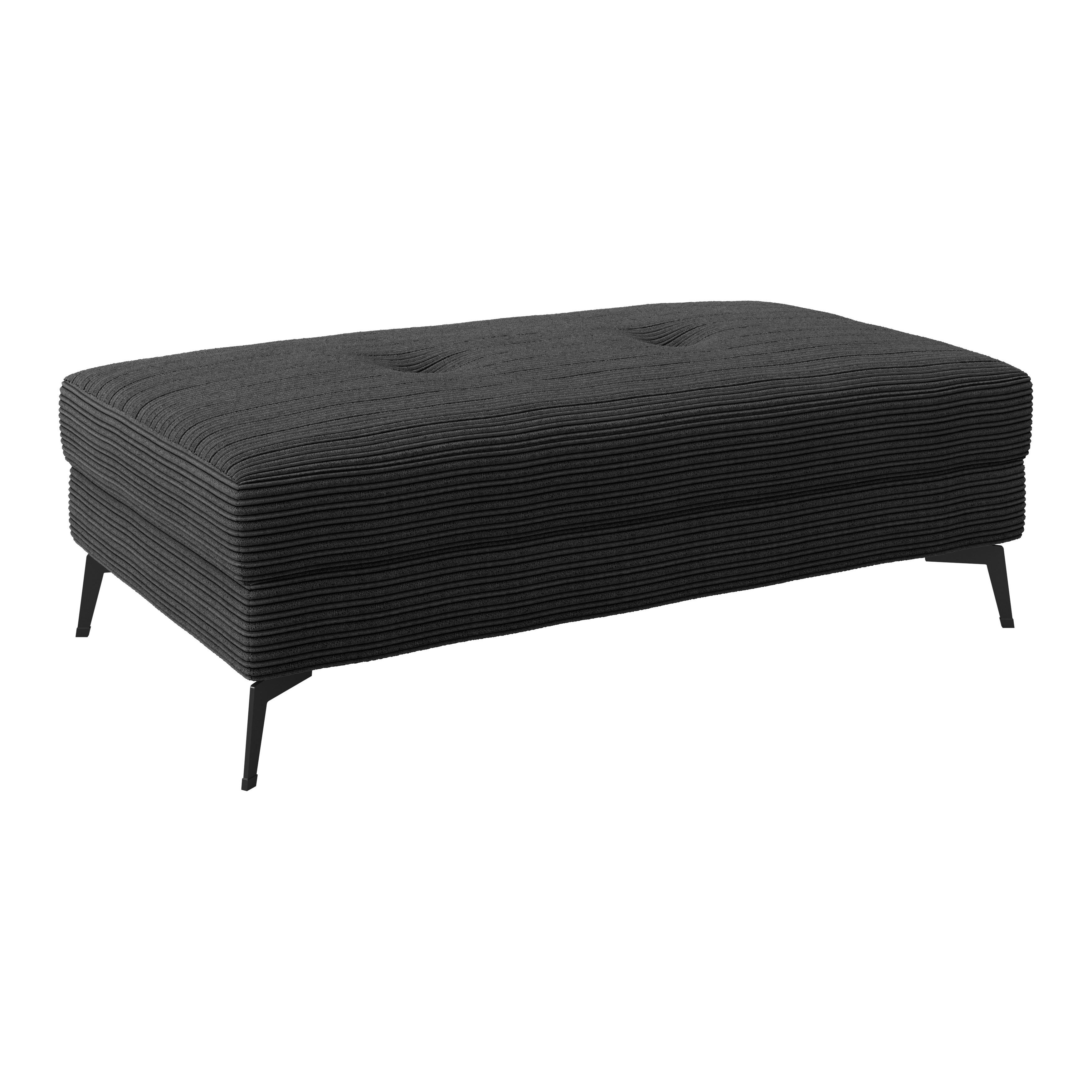 Tabure Zero - crna, Trend, tekstil (140/80cm)