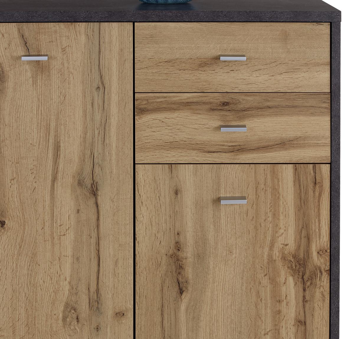 Komoda 4-You Yuk08 - barve hrasta, Moderno, leseni material (74/111,4/34,6cm) - Mömax
