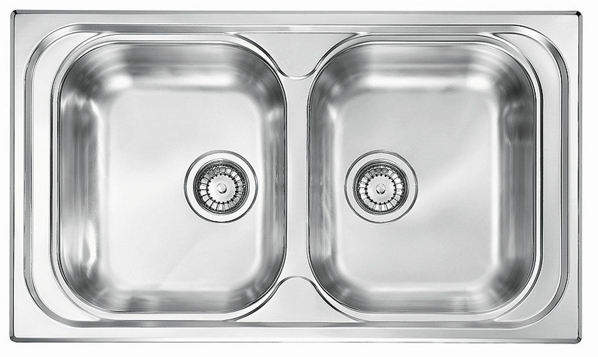 Spüle 100244 - Edelstahlfarben, MODERN, Metall (79/50cm) - HKT