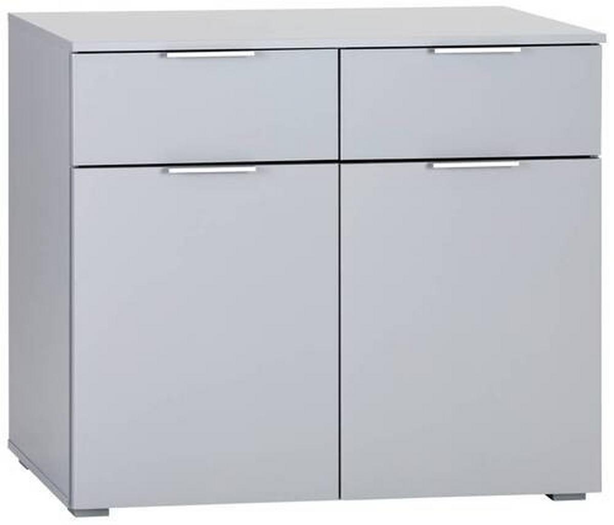 Komoda Alabama - svijetlo siva/boje aluminija, Moderno, drvni materijal (93/81/42cm) - Modern Living