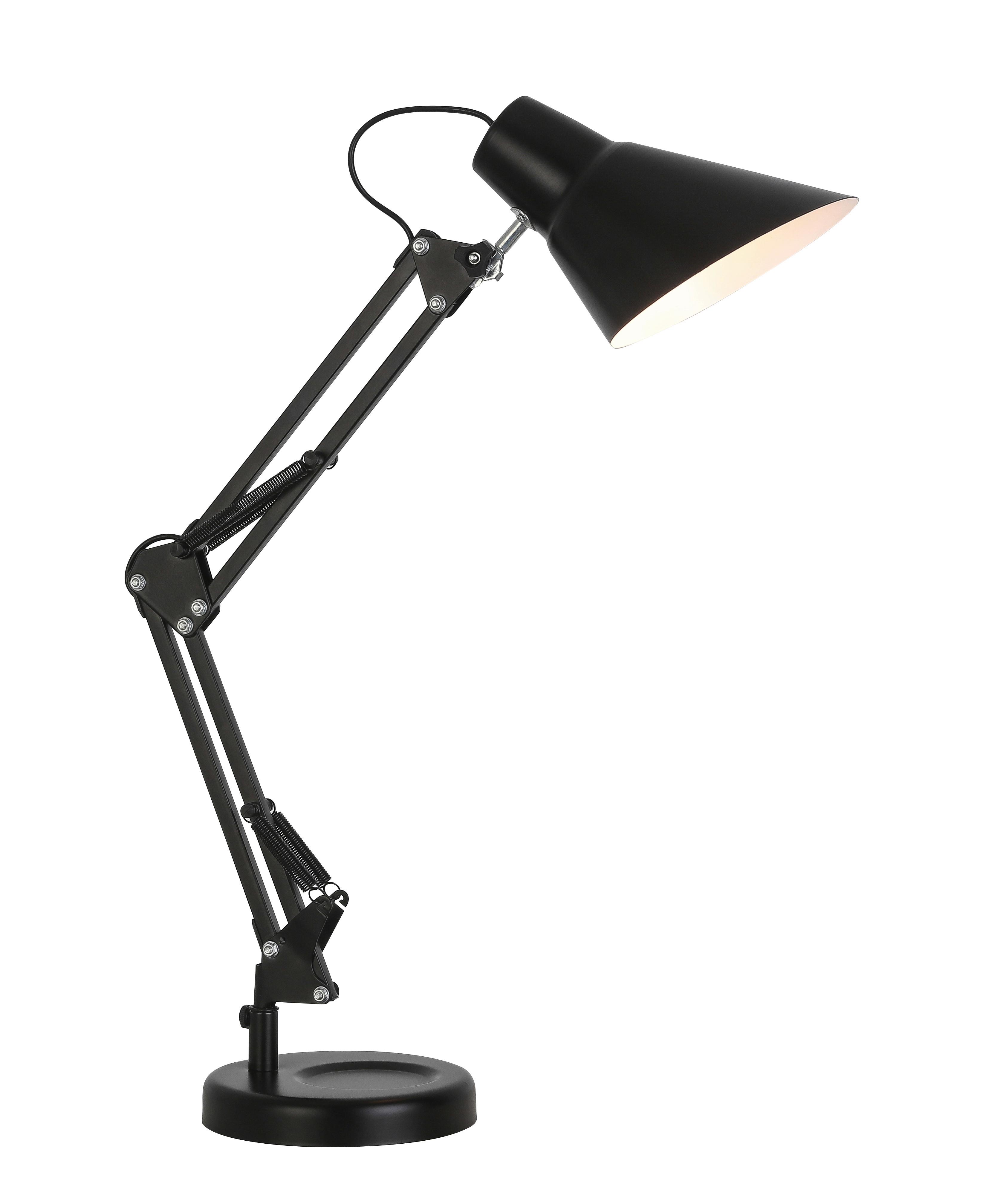 SKRIVBORDSLAMPA ALONSO - svart, Lifestyle, metall (15/58cm) - Mömax