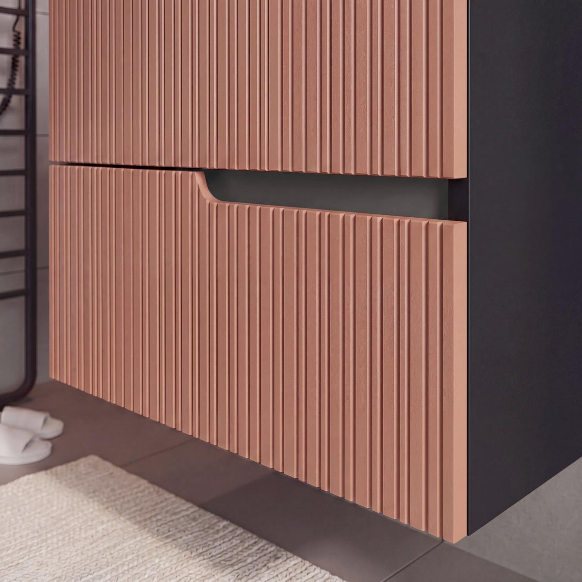 Element Ispod Umivaonika Winter - crna/antracit, Moderno, drvni materijal (60/51/46cm)