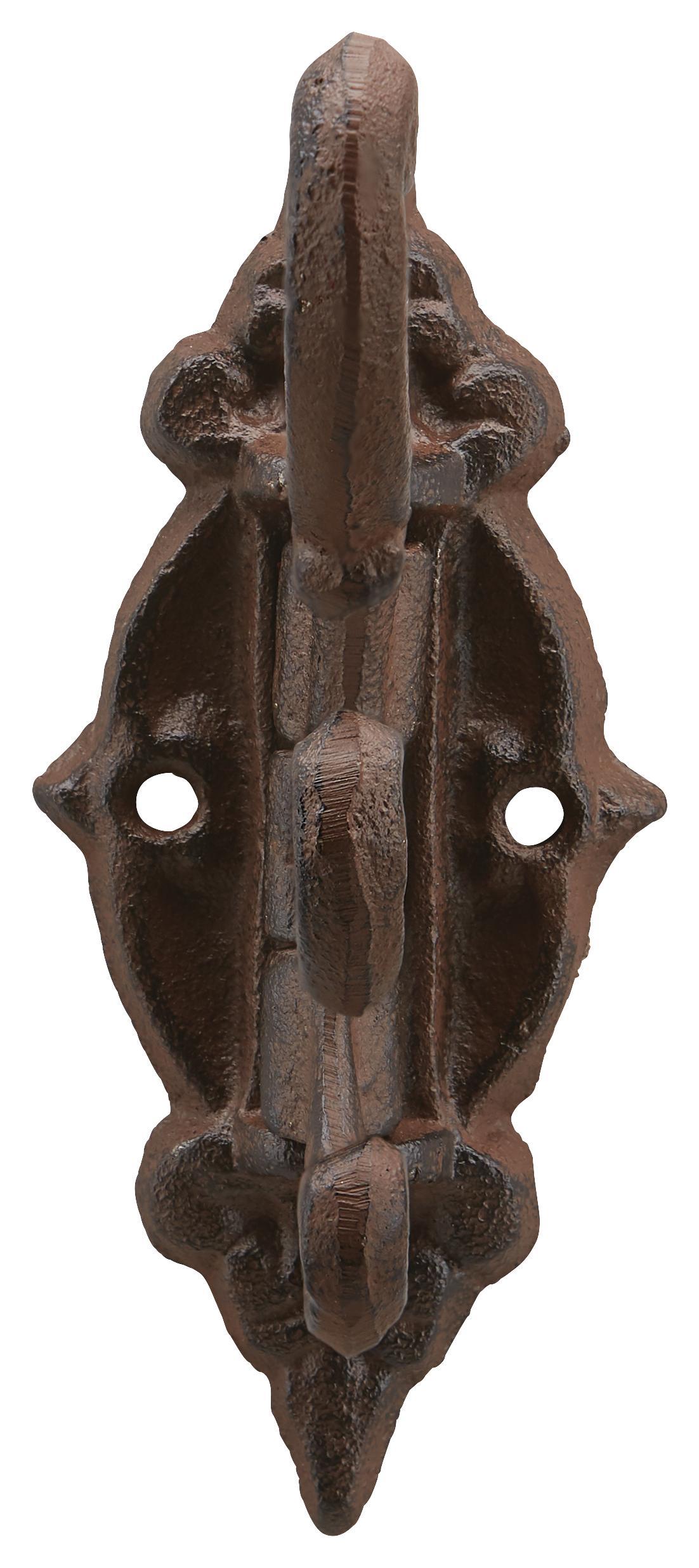 Hakenleiste Sissy braun - Braun, Metall (15/13/2,5cm) - Modern Living