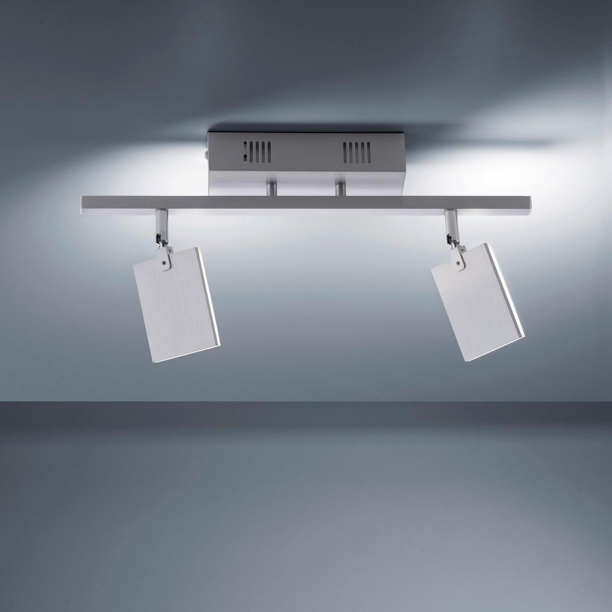 LAMPA REFLEKTOROWA LED 6354-95 PURE-MIRA - kolor aluminiowy, Design, tworzywo sztuczne/metal (52.5/24/22.5cm) - Neuhaus PURE