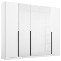 Ormar S Klasičnim Vratima Artemis - bijela/siva, Moderno, staklo/drvni materijal (225/210/54cm) - Modern Living