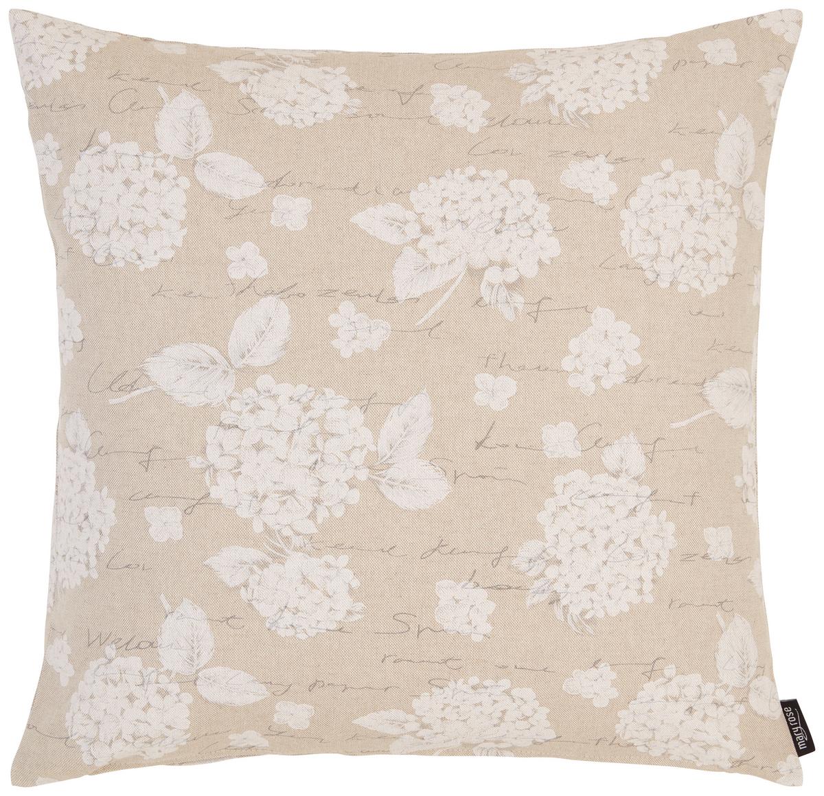 Zierkissen Willow in Beige ca. 50x50cm - Beige, MODERN, Textil (50/50cm) - Mary's
