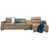 Canapea Modulară Bondi - maro, Modern, plastic/lemn (309cm) - Mömax modern living