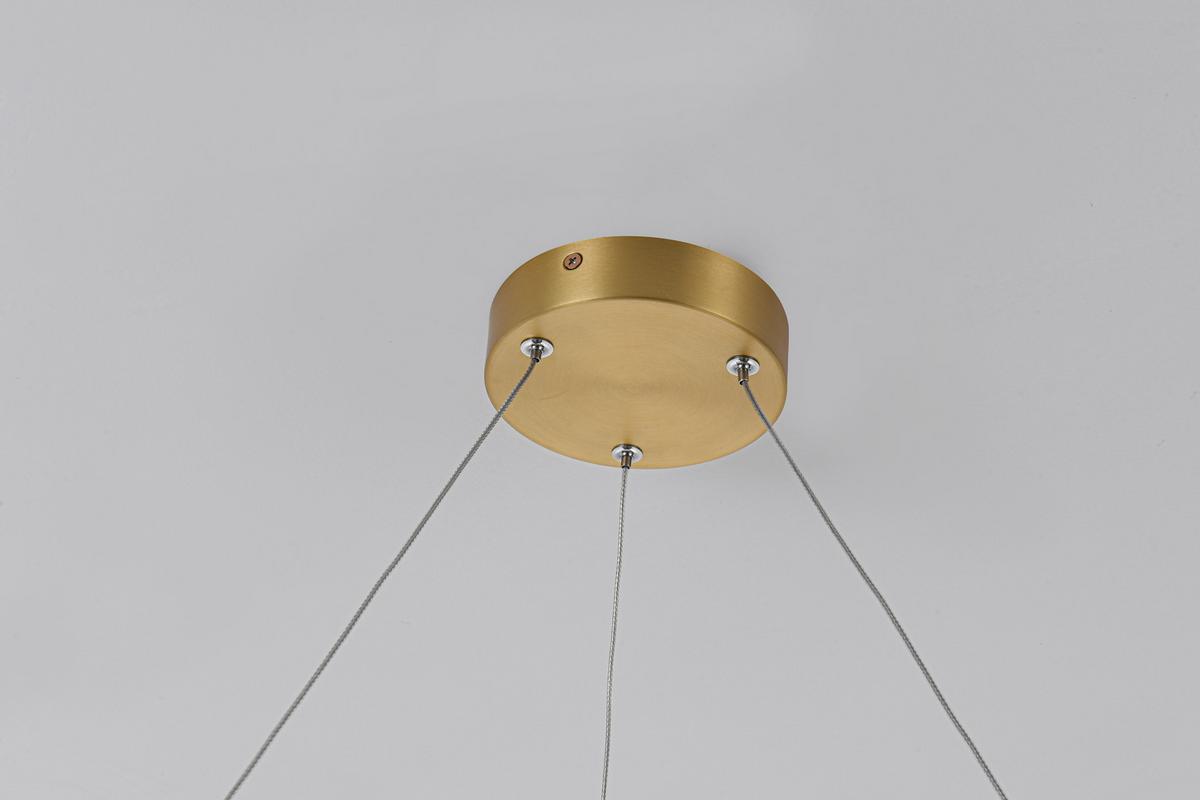 Led-hängeleuchte Lp-333/1p S Gd Midway Small - Goldfarben, Design, Metall (60/126cm)