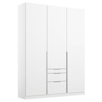 DULAP USI ROTATIVE ALABAMA - alb, Modern, material pe bază de lemn (136/229/54cm) - Modern Living