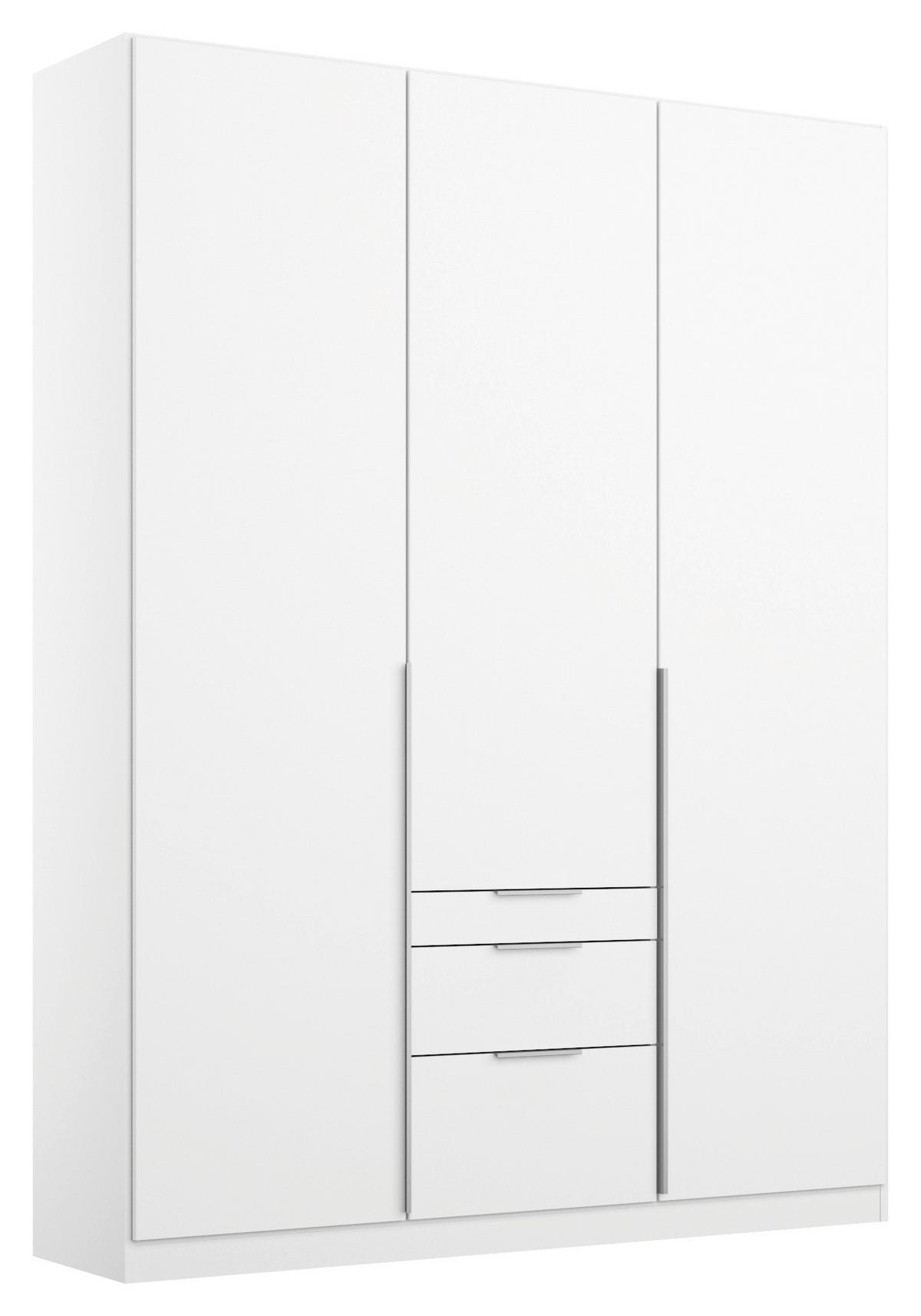 DULAP USI ROTATIVE ALABAMA - alb, Modern, material pe bază de lemn (136/229/54cm) - Modern Living