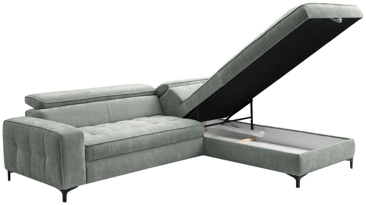 COLțAR TALIA - verde mentă, Basics, textil (251/70-90/203cm) - Modern Living