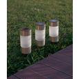 Solarleuchte Shorti, max. 0,06 Watt - Silberfarben/Schwarz, Kunststoff/Metall (6,3/23,5cm) - MÖMAX modern living