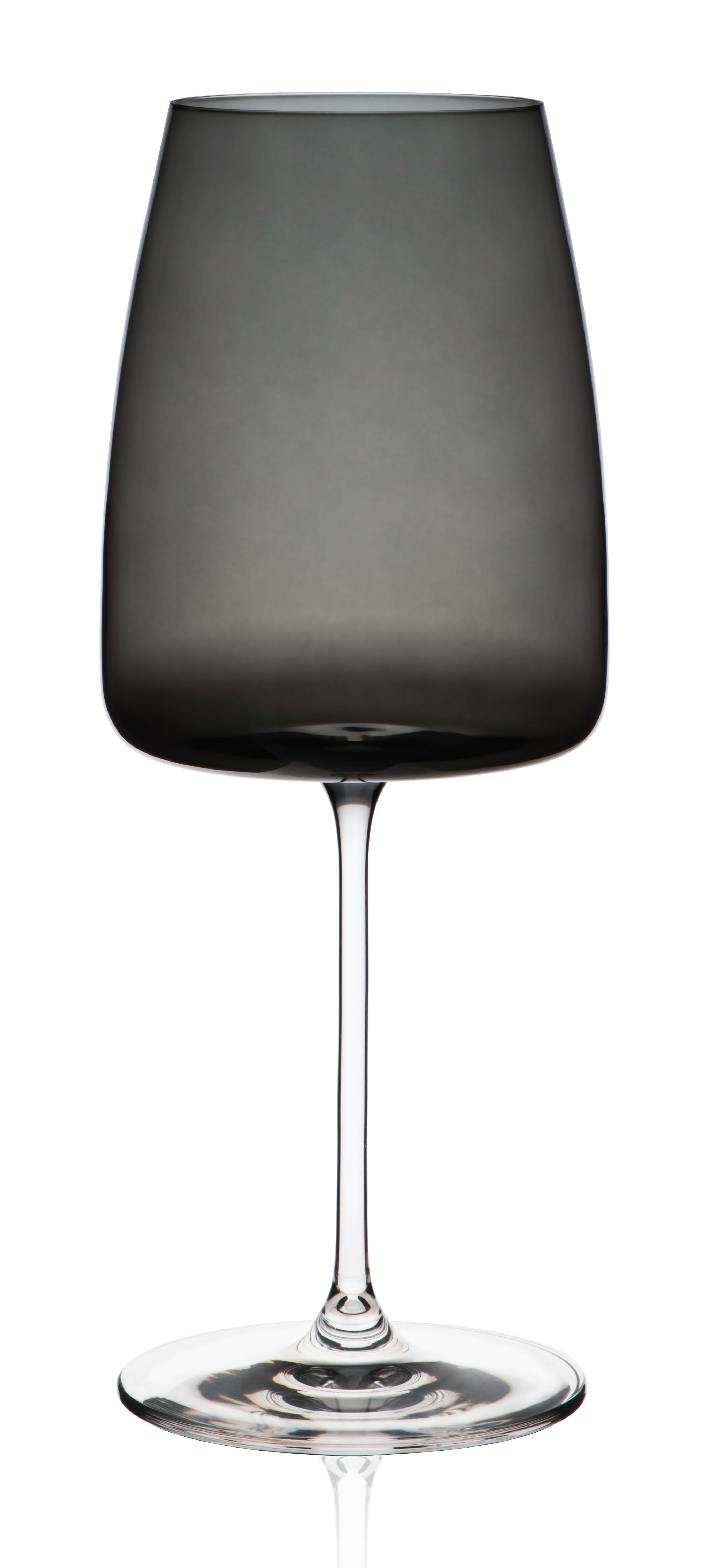 Bordeauxglas Nicki in Schwarz ca. 670ml - Schwarz, Modern, Glas (9,4/24cm) - Premium Living