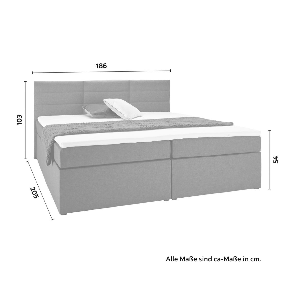 Box Krevet Lisa - tamno siva, Moderno, drvni materijal/tekstil (180/200cm) - Bessagi Home