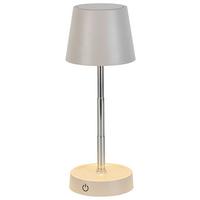 LED-Tischleuchte Klappi max. 1,2 Watt - Sandfarben, MODERN, Kunststoff/Metall (10,5/11-28cm) - Mömax