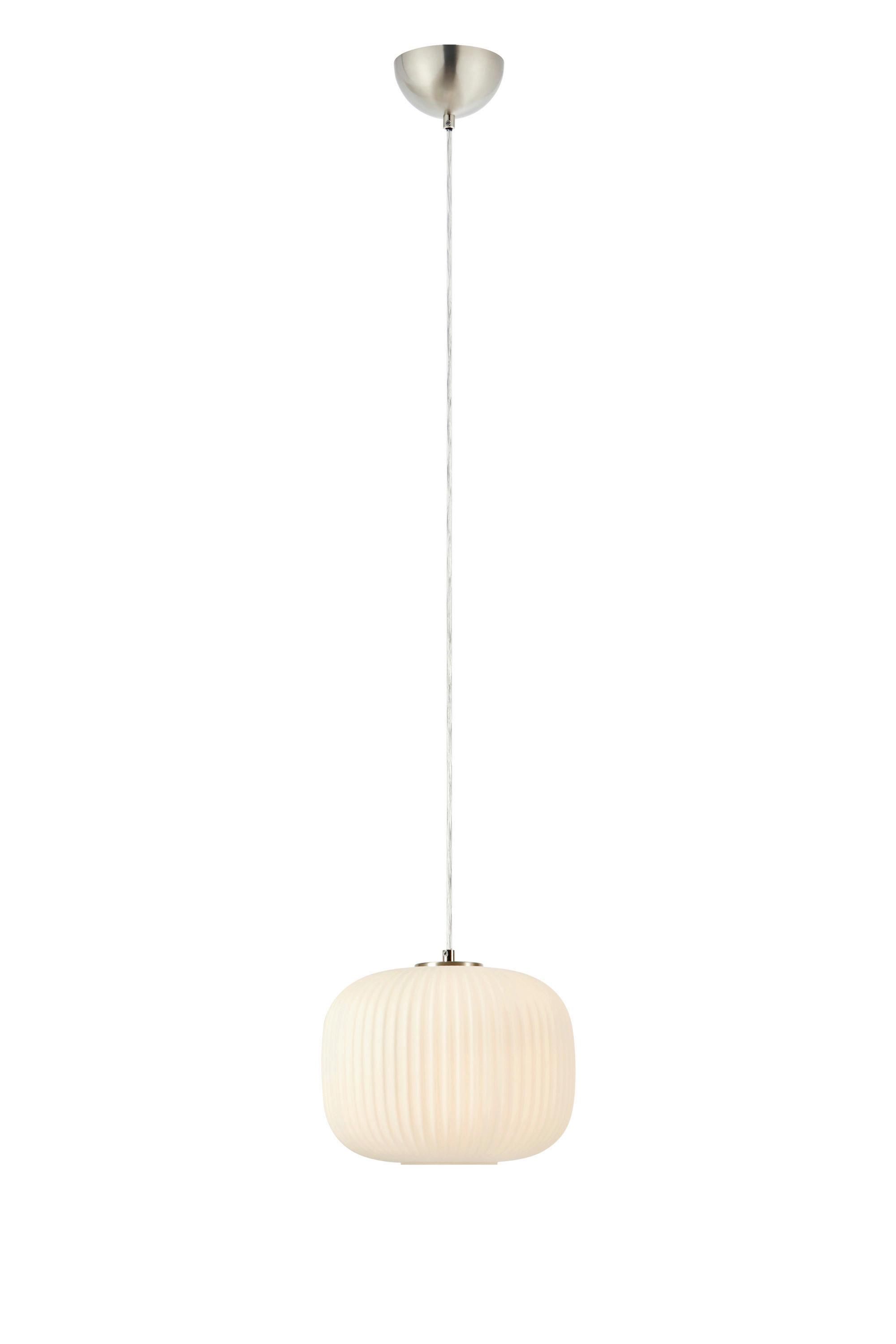 Pendelleuchte max. 40 Watt - Weiß, Design, Glas (25/25/21cm) - Markslöjd