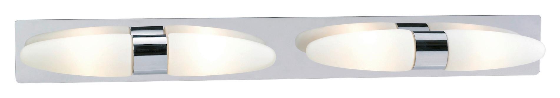 Spiegelleuchte Bullet max. 40 Watt - Chromfarben/Weiß, Basics (9/76/11,5cm) - Markslöjd
