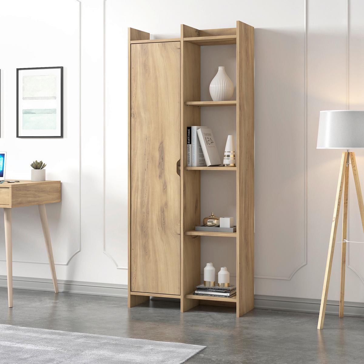 REGAL OFFER BÜCHERREGAL - Grau, Design, Holzwerkstoff (70/180/30cm) - Livetastic