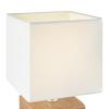 BORDSLAMPA WANDA - beige/mörkbrun, Modern, textil/keramik (15,5/28,5cm) - Mömax