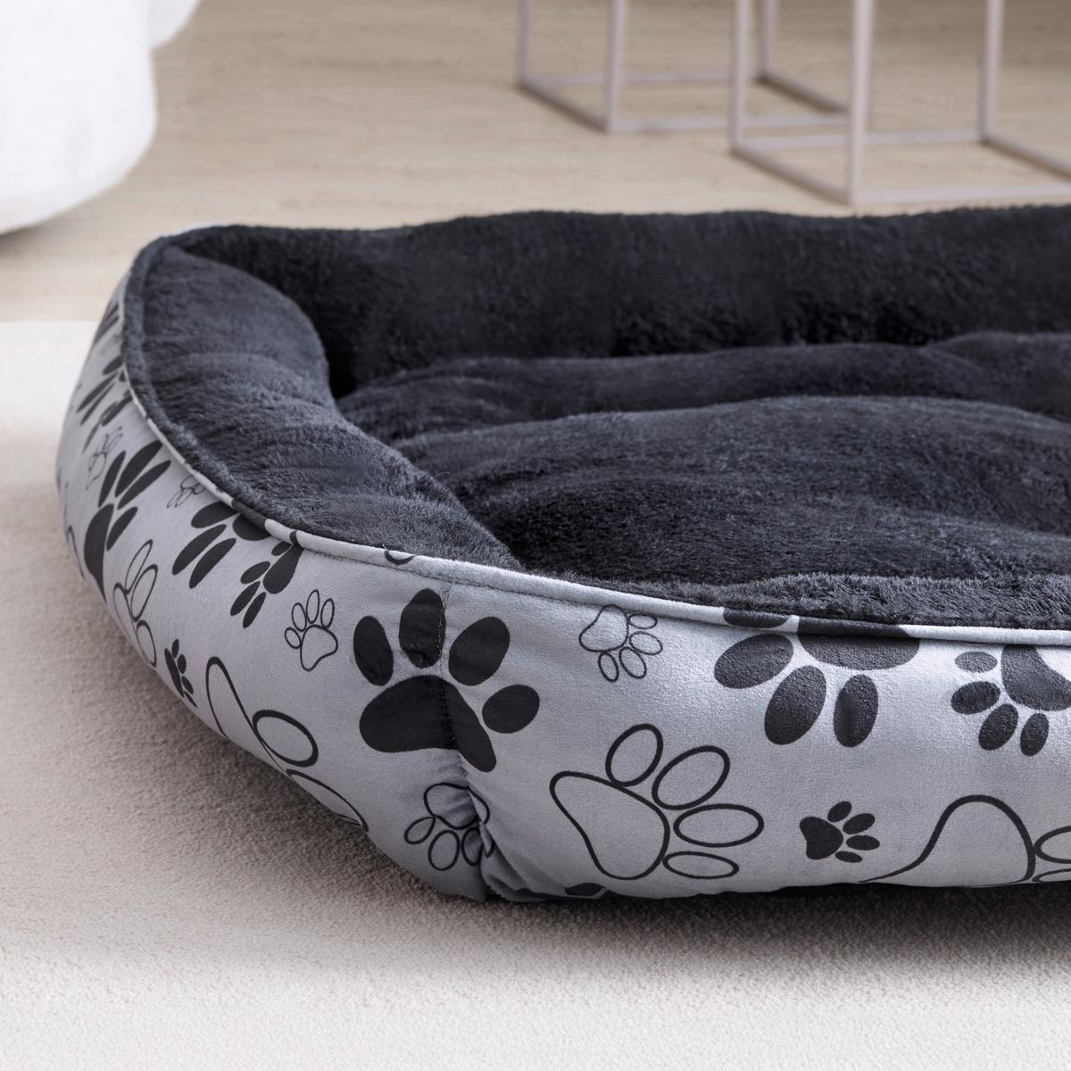 Haustierkissen Cubus Grau - Grau, Textil (60/80/17cm) - Mömax