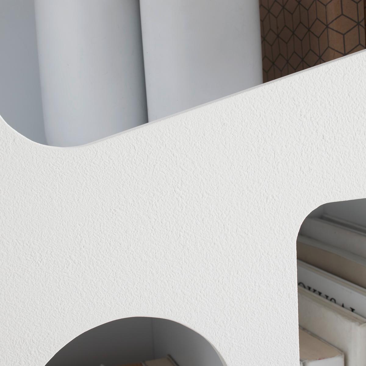 REGAL SETTO -TREND- - Weiss, Romantik / Landhaus, Holzwerkstoff (45/175/31cm) - Premium Living