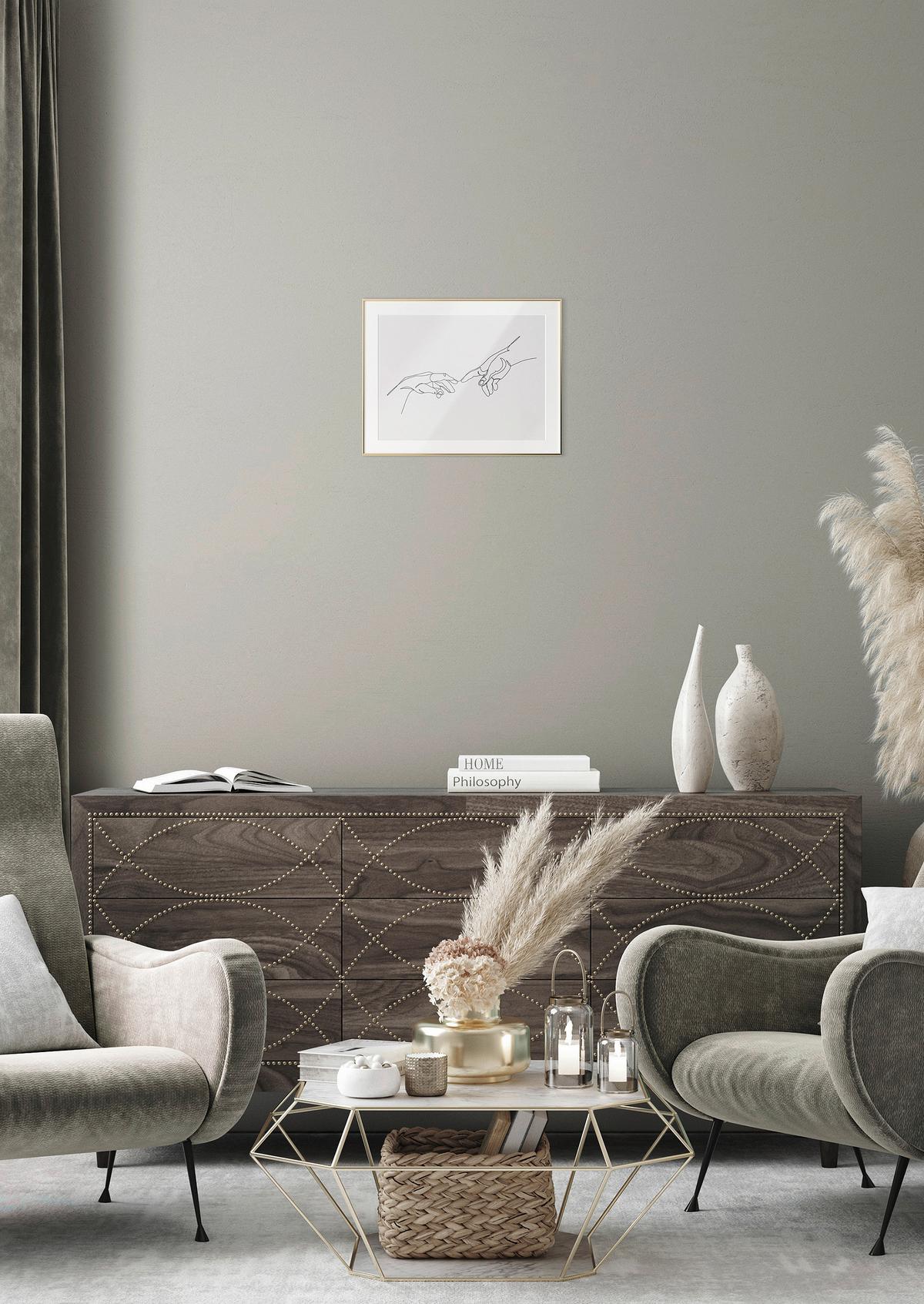 Poster Vincent - večbarvno, papir (30/40cm) - Modern Living