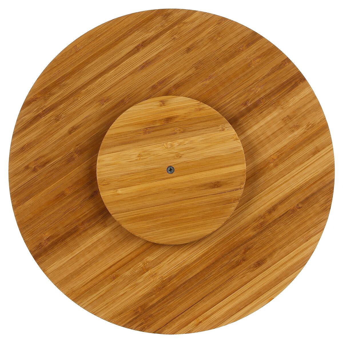 Tocător pentru servire Revolving Bamboo - Basics (35/3,2cm)